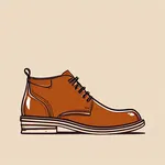 pair of chunky brown shoes image